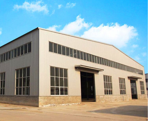 Q235B مبنى المستودعات الجاهزة معتمد من قبل Steel ISO