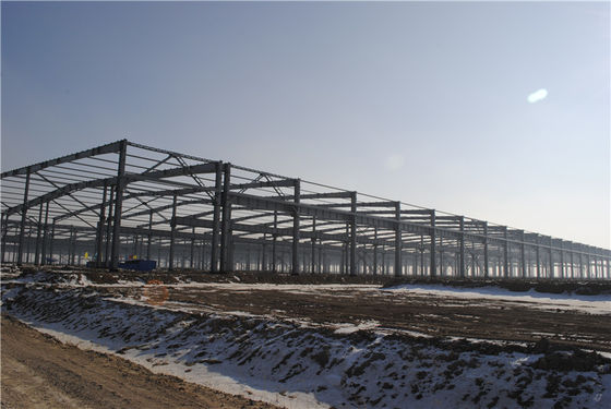 200000m2 الهيكل الفولاذي للمجمع الصناعي مبنى جاهز واسع النطاق