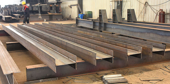 الصلب الهيكلي ذو الحزمة H المصفحة حسب الطلب Q235B Q355B ASTM A36