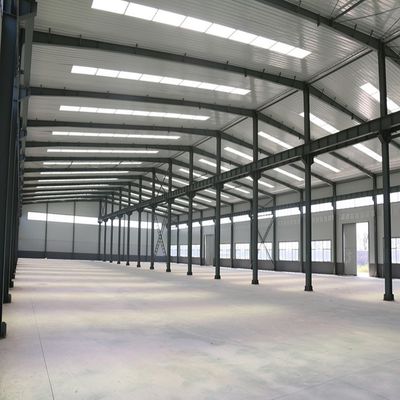 هيكل فولاذي مسبق الهندسة قاعة البادمينتون Q235B مواد Q355B
