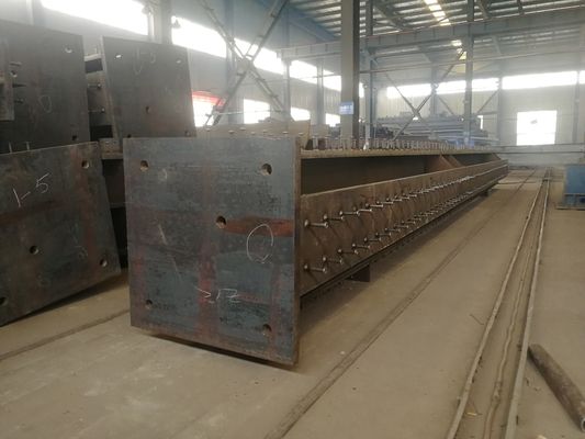 عمود وعارضة فولاذية على شكل حرف H مجلفنة بالغمر الساخن Q235B Q355B