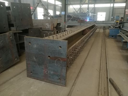 الهيكل الفولاذي المعدل مسبقًا قطعة H عمود العمود Q235B Q355B