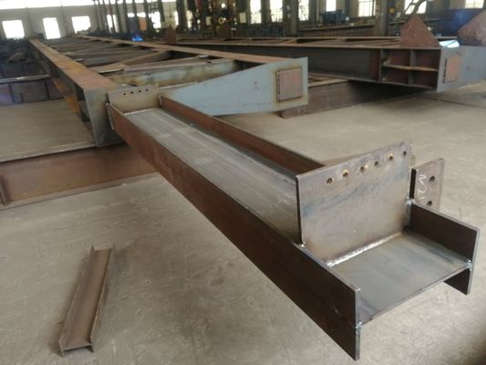 الصلب الهيكلي المعدل مسبقًا H حزمة طلاء أو صبغ Q235B Q355B