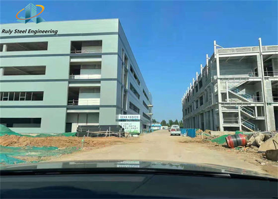 البنية الفولاذية الجاهزة المبنية ورشة عمل مستودع البناء المعدنية الجاهزة الصناعية H
