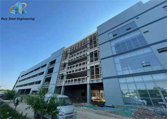هيكل فندق فولاذي متعدد الطوابق مسبق الصنع Q235B Q355B
