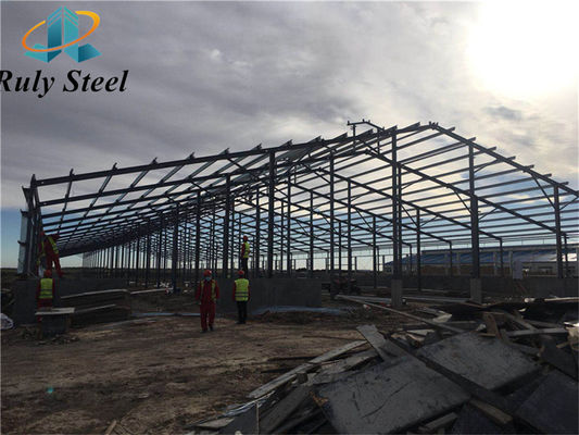 فترة واسعة من الجدار المسبق الصنع / Prefab H Beam تصميم المبنى المعدن Q355/Q235 مصنع مستودع ورشة عمل هيكل الصلب