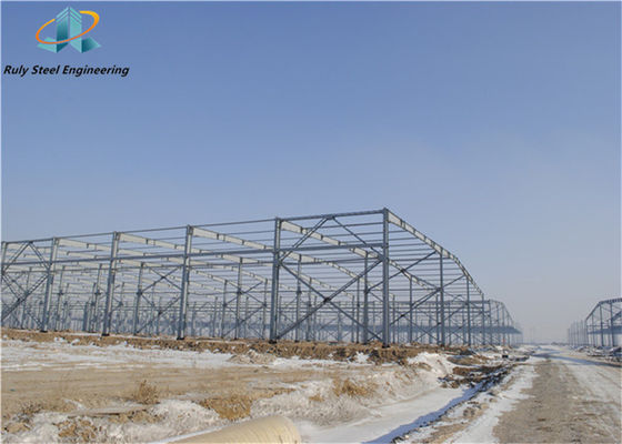 ورشة العمل الجاهزة الصناعية الحظيرة الصناعية المعدن/إطار الفولاذ مخزن الحظيرة الهيكل الصلب الجاهز