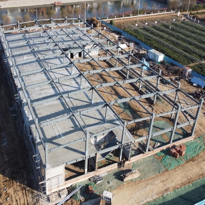 صناعة الأطر الفولاذية المسبقة الصنع حسب الطلب Q235B Q355B ASTM A36