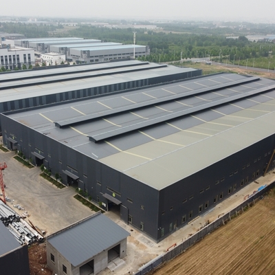 مستودع هيكل فولاذي من قبل مع Q235B Q355B ASTM A36 Steel