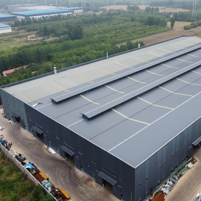 مبنى ورشة عمل فولاذية مسبقة الصنع Q235B Q355B ASTM A36
