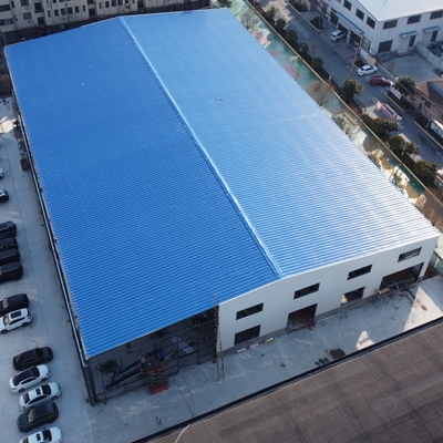 مستودع هيكل فولاذية جاهزة مع Q235B Q355B إطار قسم H