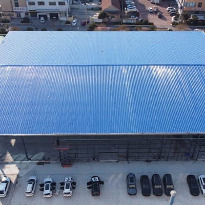 الهيكل الفولاذي الخفيف ورشة خدمة السيارات Q235B Q355B