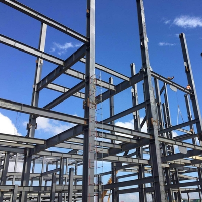 ورشة بناء فولاذية مسبقة الصنع مستودع Q235B Q355B ASTM A36