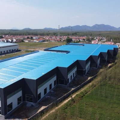 مبنى ورشة عمل فولاذية مسبقة الصنع Q235B Q355B ASTM A36