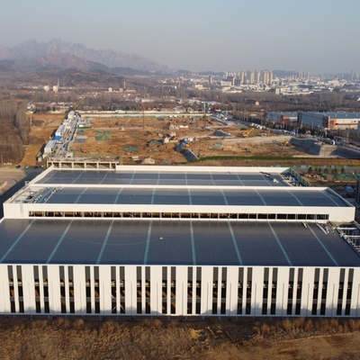 Q355B Z Shape Purlin 1.8mm Galvanized Steel Structure Warehouse (مخزن الهيكل الفولاذي المصقول)