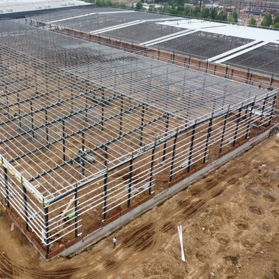 Q355B Z Shape Purlin 1.8mm Galvanized Steel Structure Warehouse (مخزن الهيكل الفولاذي المصقول)