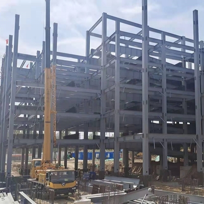 مستودع حديدية جاهزة مع بنية Q355B مزدوجة الطبقة
