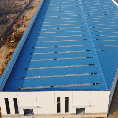 مستودع هيكل فولاذي مسبق الصنع بفتحة كبيرة Q235B Q355B