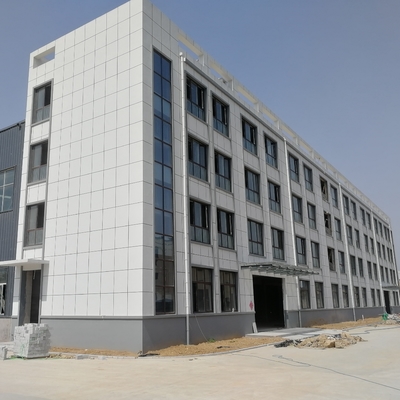 ورشة هيكل فولاذي مسبق الصنع مع مكتب Q235B/Q355B