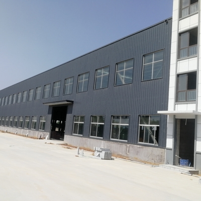 ورشة هيكل فولاذي مسبق الصنع مع مكتب Q235B/Q355B