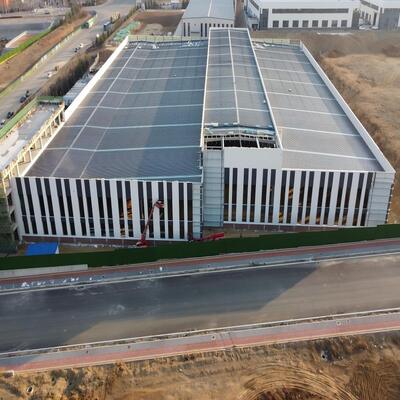 Casas Prefrafricadas مستودع مباني الهيكل الفولاذي ورشة عمل مباني مصنوعة مسبقا مستودع