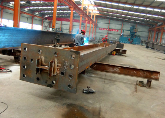 حزم الصلب الهيكلية المعدة مسبقاً Q235B Q355B ASTM A36 H Beam