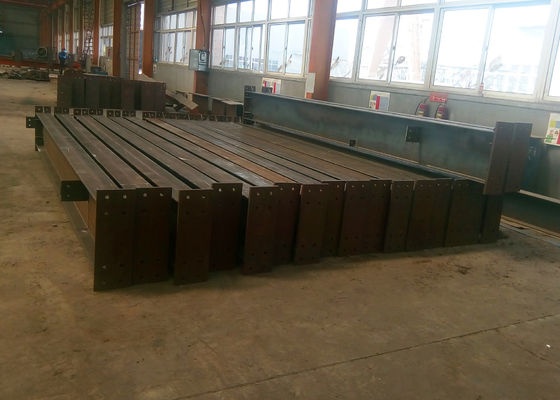 حزم الصلب الهيكلية المعدة مسبقاً Q235B Q355B ASTM A36 H Beam