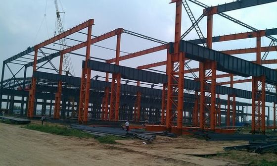 محطة تصنيع الهياكل الفولاذية المسبقة الهندسة خفيفة الوزن عالية الجودة