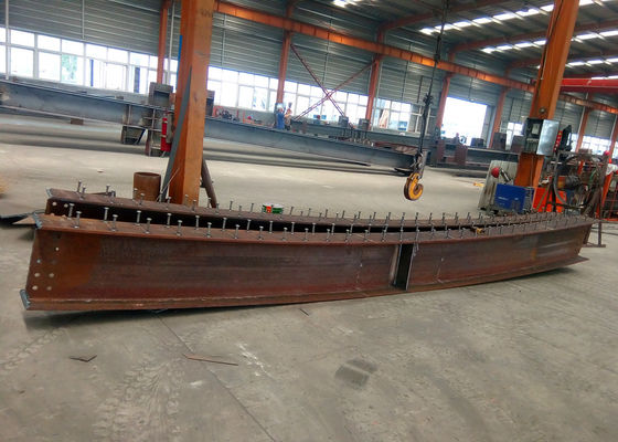 عارضة فولاذية على شكل حرف H Q235B Q355B ASTM A36 تصنيع الفولاذ الإنشائي