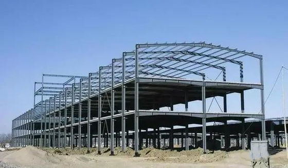 مستودع بنية فولاذية متعددة الطوابق Q235B Q355B 50 سنة